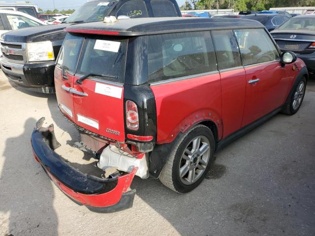 WMWZF3C59BT188739 - 2011 MINI COOPER CLUBMAN RED photo 3