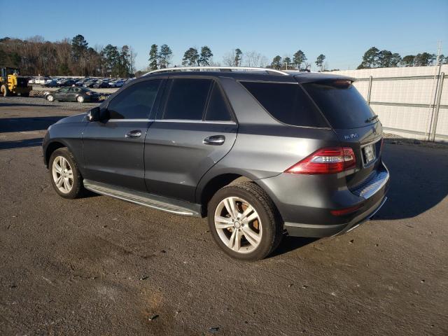 4JGDA5HB2DA109699 - 2013 MERCEDES-BENZ ML 350 4MATIC CHARCOAL photo 2
