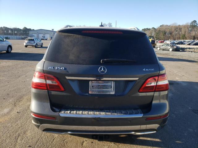 4JGDA5HB2DA109699 - 2013 MERCEDES-BENZ ML 350 4MATIC CHARCOAL photo 6