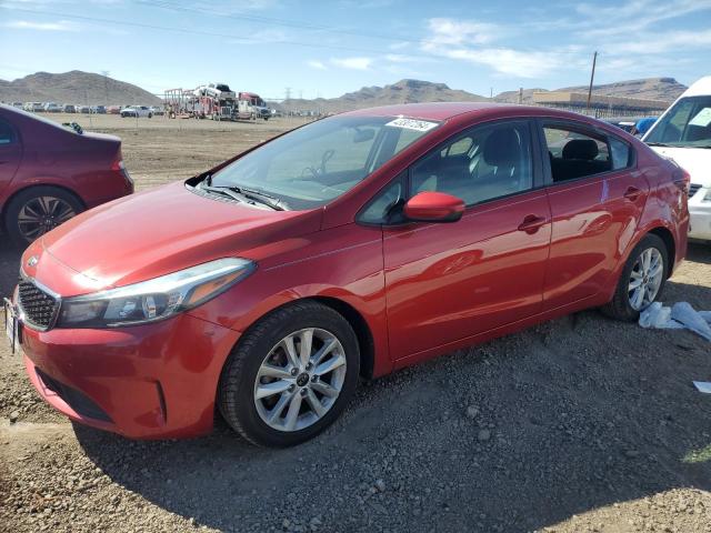 3KPFL4A7XHE059001 - 2017 KIA FORTE LX RED photo 1