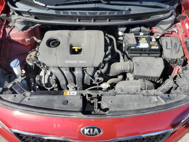 3KPFL4A7XHE059001 - 2017 KIA FORTE LX RED photo 11