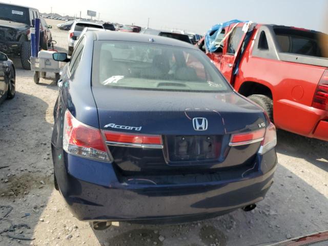 1HGCP3F84BA024419 - 2011 HONDA ACCORD EXL BLUE photo 6