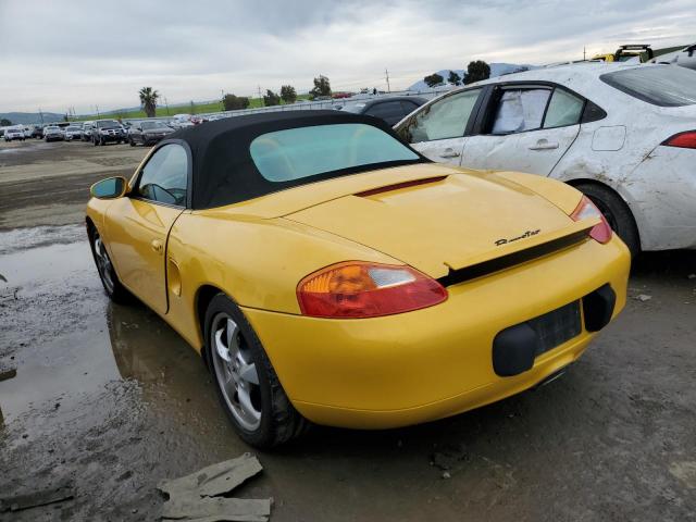 WP0CA29801U621828 - 2001 PORSCHE BOXSTER YELLOW photo 2