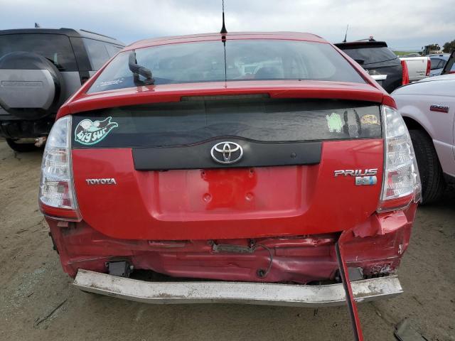 JTDKB20U693494670 - 2009 TOYOTA PRIUS RED photo 6