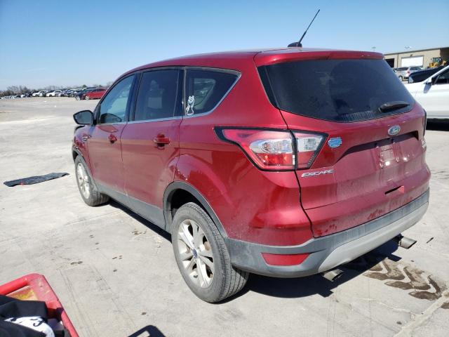 1FMCU0GD4HUD84214 - 2017 FORD ESCAPE SE BURGUNDY photo 2