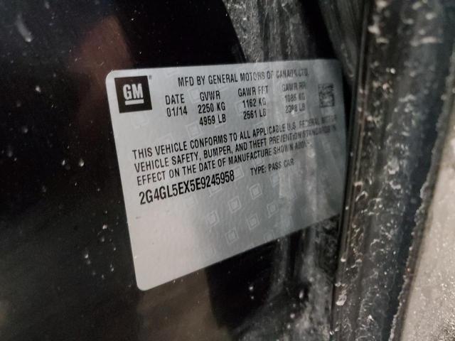 2G4GL5EX5E9245958 - 2014 BUICK REGAL 黑色 照片 12