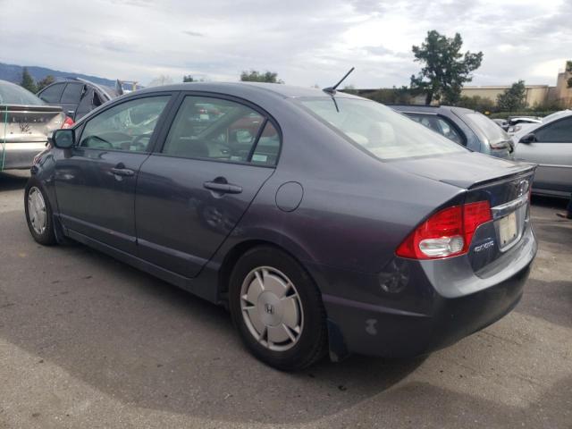 JHMFA3F28AS007414 - 2010 HONDA CIVIC HYBRID GRAY photo 2