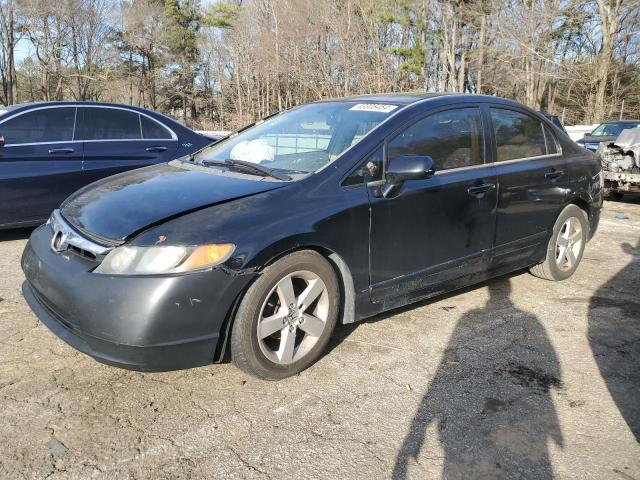 2HGFA16846H518290 - 2006 HONDA CIVIC EX BLACK photo 1