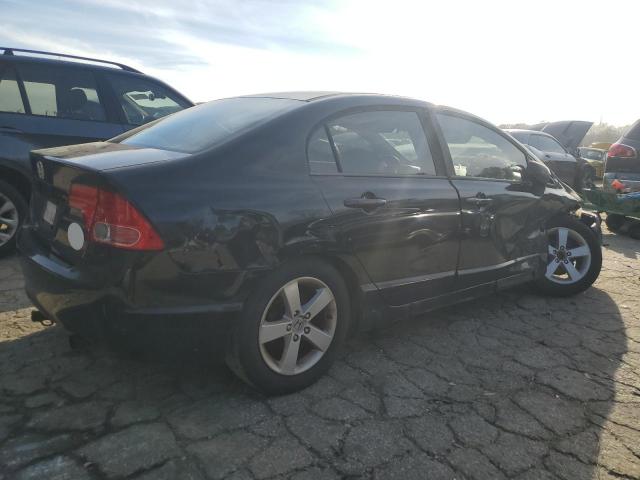 2HGFA16846H518290 - 2006 HONDA CIVIC EX BLACK photo 3