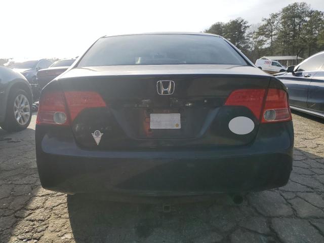 2HGFA16846H518290 - 2006 HONDA CIVIC EX BLACK photo 6