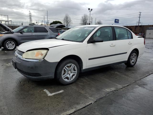 1G1ZS52F15F286227 - 2005 CHEVROLET MALIBU WHITE photo 1