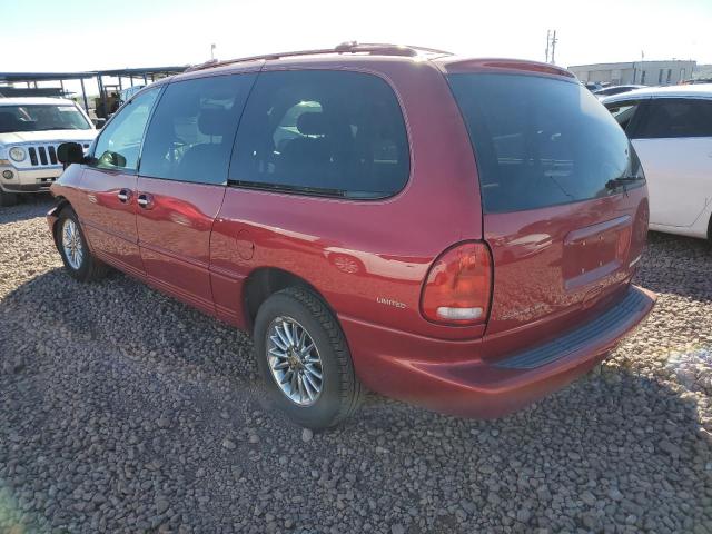 1C4GP64L3XB635892 - 1999 CHRYSLER TOWN & CNT LIMITED RED photo 2