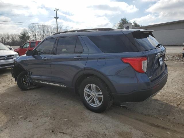 1FMSK8DH7MGA20899 - 2021 FORD EXPLORER XLT ლურჯი ფოტო 2