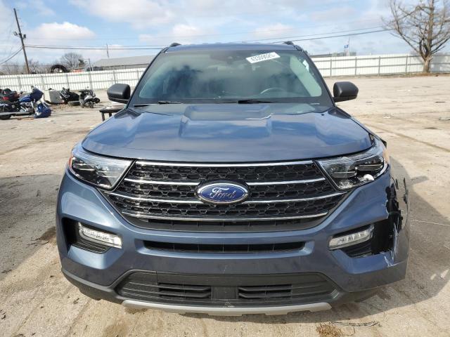 1FMSK8DH7MGA20899 - 2021 FORD EXPLORER XLT ლურჯი ფოტო 5