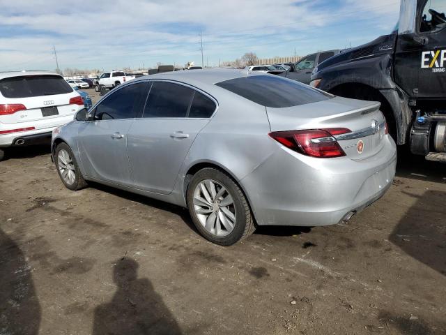 2G4GL5EX3E9187381 - 2014 BUICK REGAL SILVER photo 2