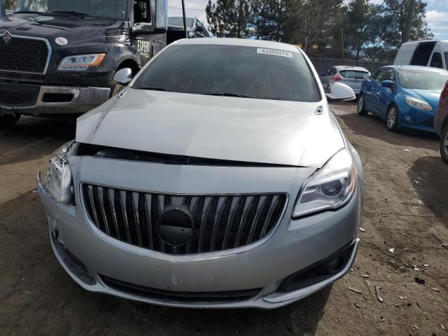 2G4GL5EX3E9187381 - 2014 BUICK REGAL SILVER photo 5