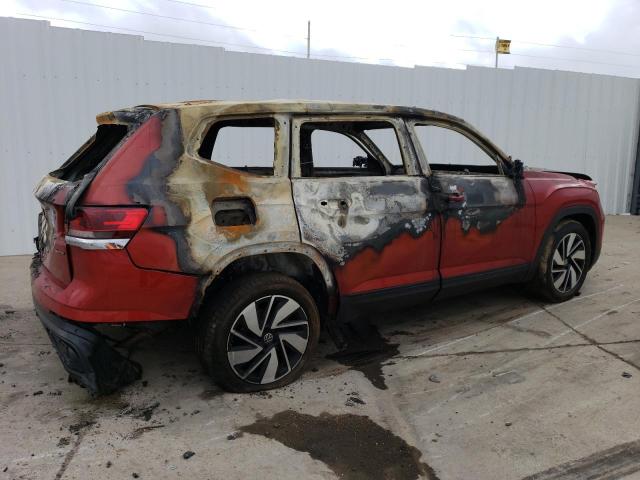 1V2KR2CA0RC503732 - 2024 VOLKSWAGEN ATLAS SE RED photo 3