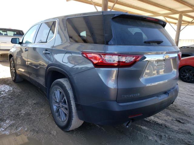 1GNERFKW6KJ316748 - 2019 CHEVROLET TRAVERSE LS GRAY photo 2