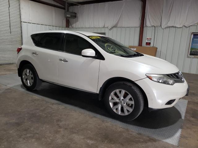 JN8AZ1MU7CW109607 - 2012 NISSAN MURANO S WHITE photo 4