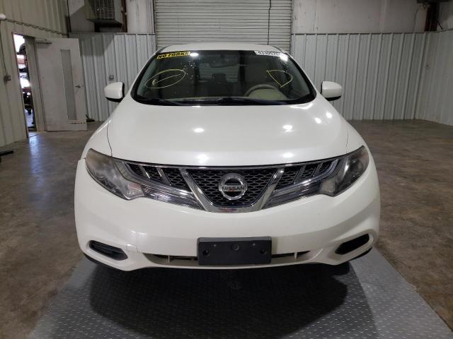 JN8AZ1MU7CW109607 - 2012 NISSAN MURANO S WHITE photo 5