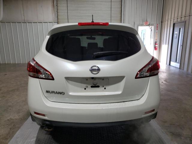 JN8AZ1MU7CW109607 - 2012 NISSAN MURANO S WHITE photo 6