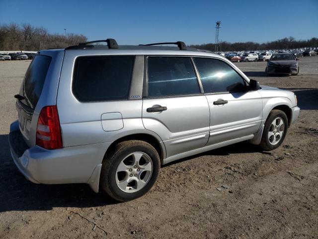 JF1SG65654H746266 - 2004 SUBARU FORESTER 2.5XS SILVER photo 3