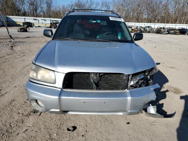 JF1SG65654H746266 - 2004 SUBARU FORESTER 2.5XS SILVER photo 5