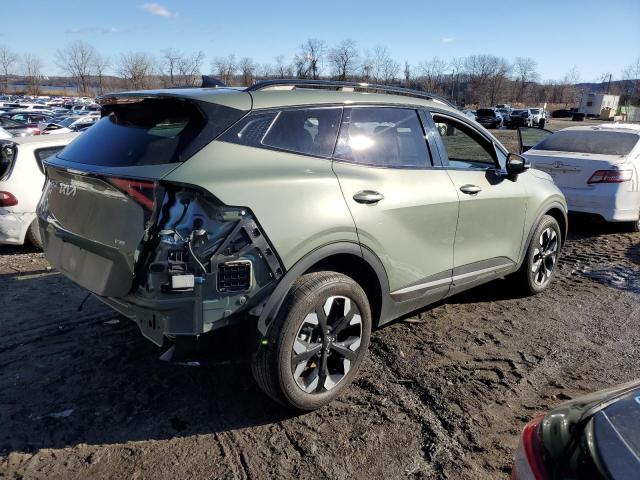 5XYK6CAF8PG134609 - 2023 KIA SPORTAGE X LINE GREEN photo 3