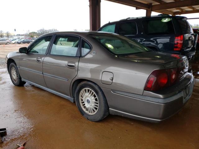 2G1WF55E229292570 - 2002 CHEVROLET IMPALA BROWN photo 2