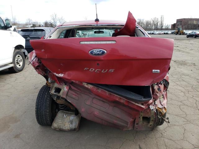 1FAHP35N89W250798 - 2009 FORD FOCUS SE RED photo 6