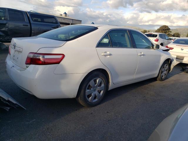 4T1BE46K97U654522 - 2007 TOYOTA CAMRY CE WHITE photo 3