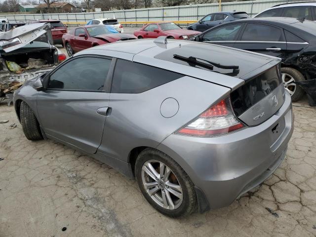 JHMZF1D69CS002282 - 2012 HONDA CR-Z EX GRAY photo 2