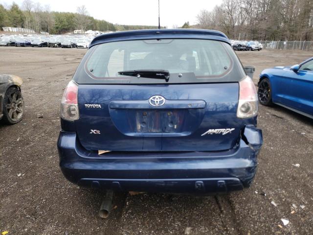 2T1KR32E38C690143 - 2008 TOYOTA COROLLA MA XR BLUE photo 6