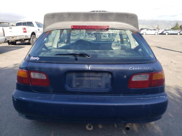 2HGEH2465RH504658 - 1994 HONDA CIVIC DX BLUE photo 6