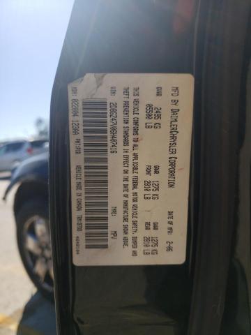 2D8GZ47V06H407416 - 2006 DODGE MAGNUM SXT BLACK photo 12