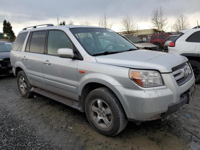 2HKYF18727H506144 - 2007 HONDA PILOT EXL SILVER photo 4