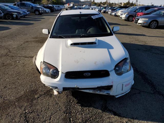 JF1GD70665L513619 - 2005 SUBARU IMPREZA WRX STI WHITE photo 5