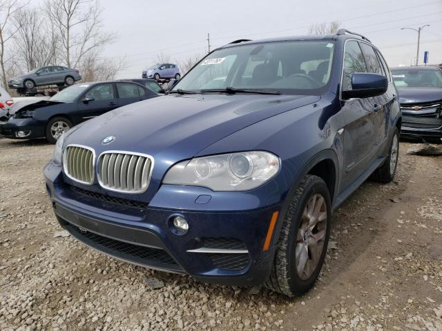 5UXZV4C59D0B06624 - 2013 BMW X5 XDRIVE35I BLUE photo 1