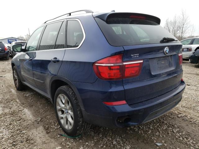 5UXZV4C59D0B06624 - 2013 BMW X5 XDRIVE35I BLUE photo 2