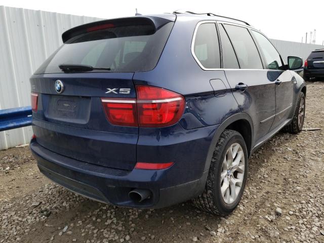 5UXZV4C59D0B06624 - 2013 BMW X5 XDRIVE35I BLUE photo 3