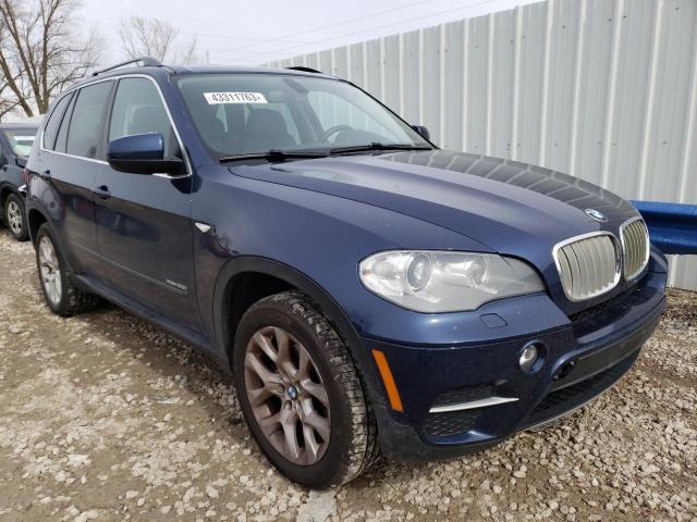 5UXZV4C59D0B06624 - 2013 BMW X5 XDRIVE35I BLUE photo 4
