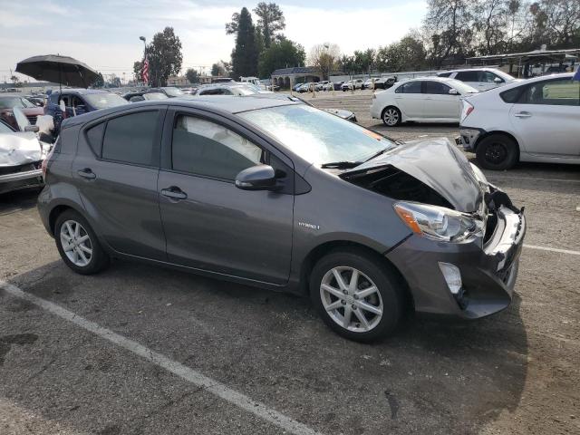 JTDKDTB31G1122859 - 2016 TOYOTA PRIUS C GRAY photo 4