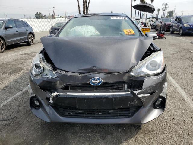 JTDKDTB31G1122859 - 2016 TOYOTA PRIUS C GRAY photo 5