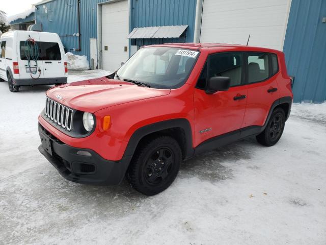 ZACCJAAHXJPH33513 - 2018 JEEP RENEGADE SPORT RED photo 1