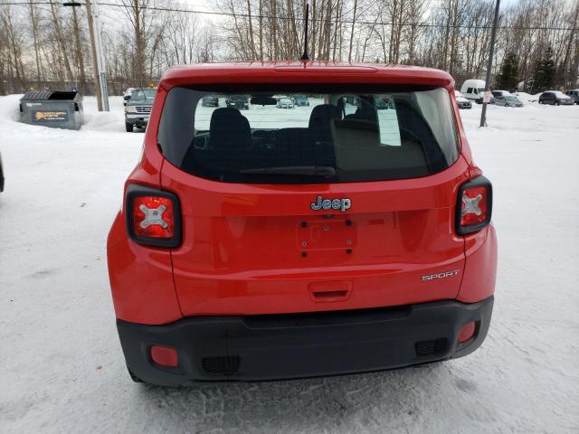 ZACCJAAHXJPH33513 - 2018 JEEP RENEGADE SPORT RED photo 6