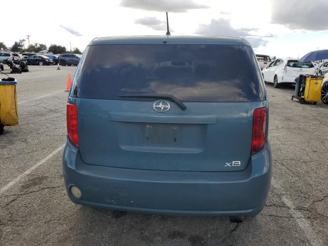 JTLKE50E681011307 - 2008 TOYOTA SCION XB TEAL photo 6