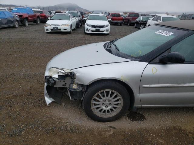 1C3EL55RX6N118591 - 2006 CHRYSLER SEBRING TOURING SILVER photo 9