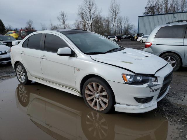 JA3AU86U38U014737 - 2008 MITSUBISHI LANCER GTS WHITE photo 4