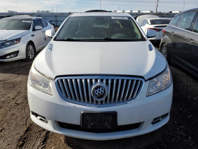 1G4GE5EV0AF244646 - 2010 BUICK LACROSSE CXS WHITE photo 5