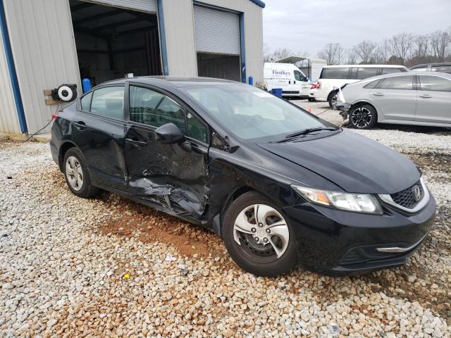 19XFB2F57DE019290 - 2013 HONDA CIVIC LX BLACK photo 4